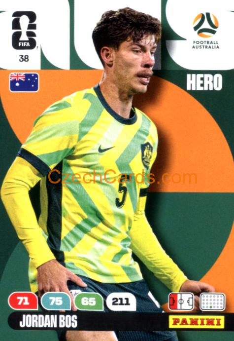 Jordan Bos 2026 Panini FIFA World Cup #38