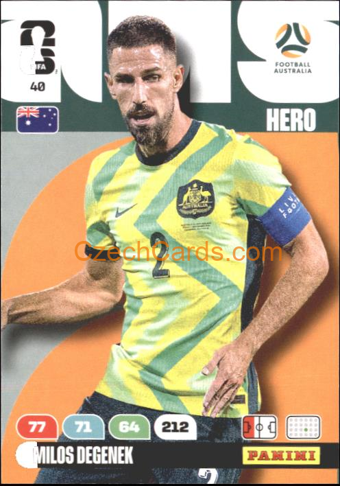 Milos Degenek 2026 Panini FIFA World Cup #40