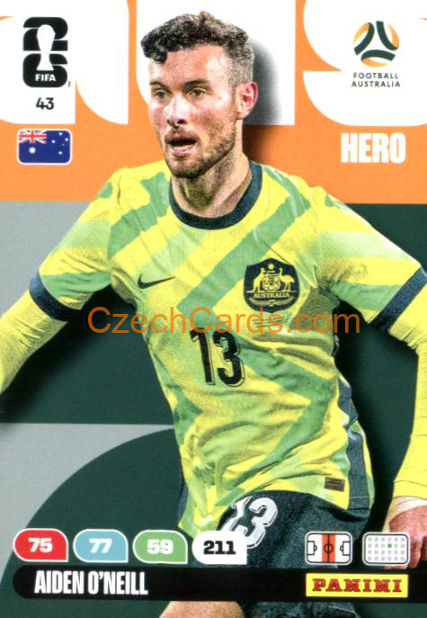 Aiden O`Neill 2026 Panini FIFA World Cup #43