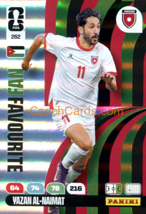 Yazan Al-Naimat 2026 Panini FIFA World Cup #262