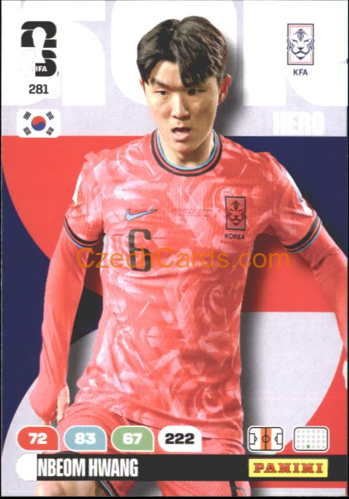 Inbeom Hwang 2026 Panini FIFA World Cup #281