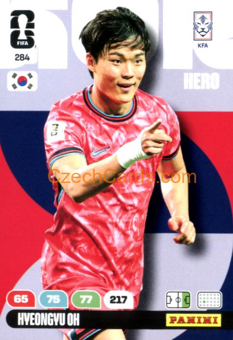 Hyeongyu Oh 2026 Panini FIFA World Cup #284