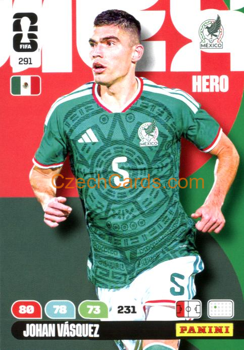 Johan Vasquez 2026 Panini FIFA World Cup #291