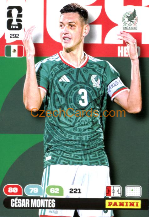 Cesar Montes 2026 Panini FIFA World Cup #292