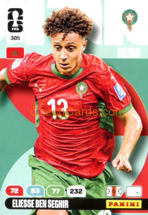 Eliesse Ben Seghir 2026 Panini FIFA World Cup #305