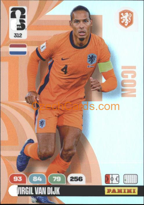 Virgil Van Dijk 2026 Panini FIFA World Cup #312