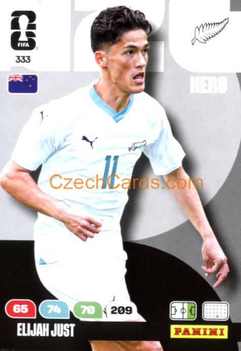Elijah Just 2026 Panini FIFA World Cup #333