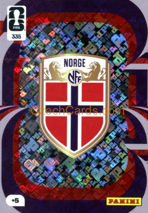 Team Crest Norway 2026 Panini FIFA World Cup #335