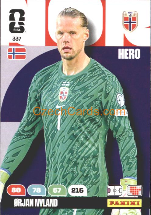 Orjan Nyland 2026 Panini FIFA World Cup #337