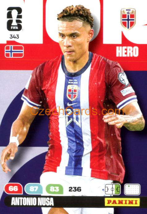 Antonio Nusa 2026 Panini FIFA World Cup #343