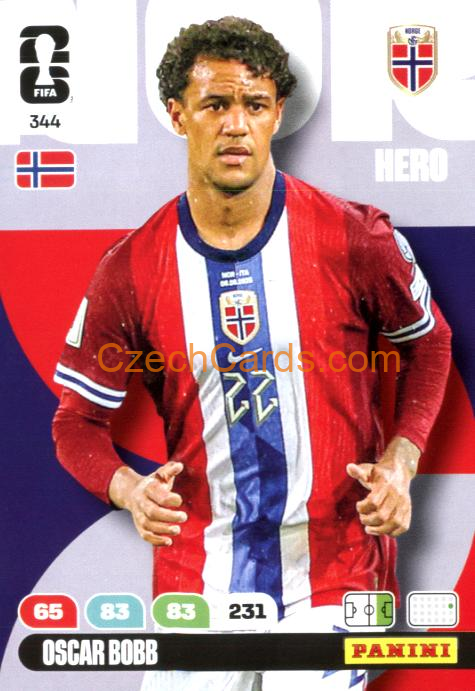 Oscar Bobb 2026 Panini FIFA World Cup #344