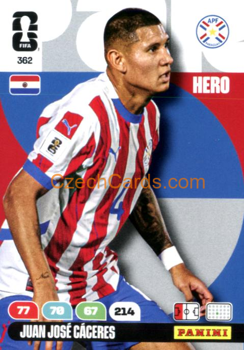 Juan Jose Caceres 2026 Panini FIFA World Cup #362