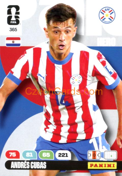 Andres Cubas 2026 Panini FIFA World Cup #365