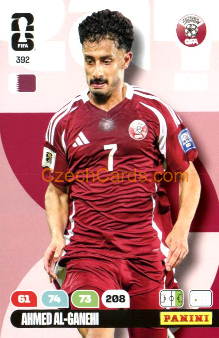 Ahmed Al-Ganehi 2026 Panini FIFA World Cup #392