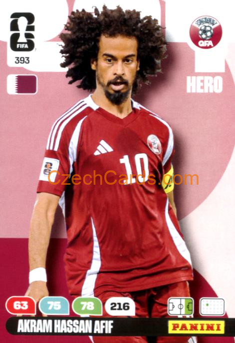 Akram Hassan Afif 2026 Panini FIFA World Cup #393