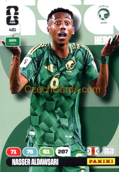 Nasser Aldawsari 2026 Panini FIFA World Cup #401
