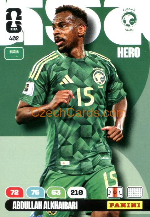 Abdullah Alkhaibari 2026 Panini FIFA World Cup #402