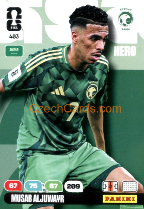 Musab Aljuwayr 2026 Panini FIFA World Cup #403