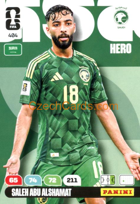 Saleh Abu Alshamat 2026 Panini FIFA World Cup #404