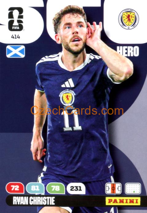 Ryan Christie 2026 Panini FIFA World Cup #414