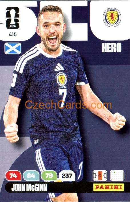 John McGinn 2026 Panini FIFA World Cup #415