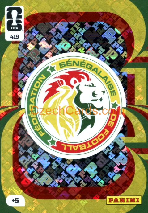 Team Crest Senegal 2026 Panini FIFA World Cup #419