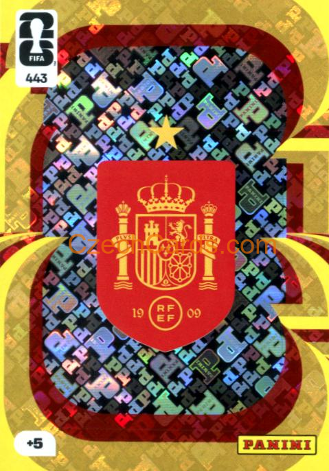 Team Crest Spain 2026 Panini FIFA World Cup #443