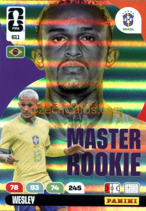 Wesley 2026 Panini FIFA World Cup Master Rookie #611