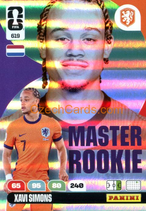 Simons 2026 Panini FIFA World Cup Master Rookie #619