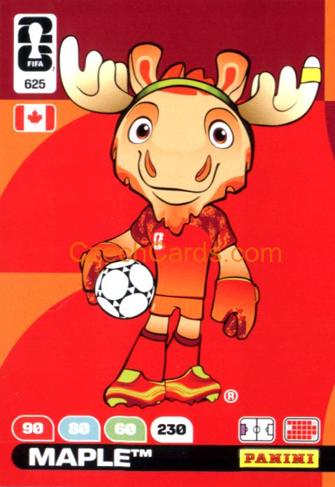 Official Mascot - Maple 2026 Panini FIFA World Cup #625