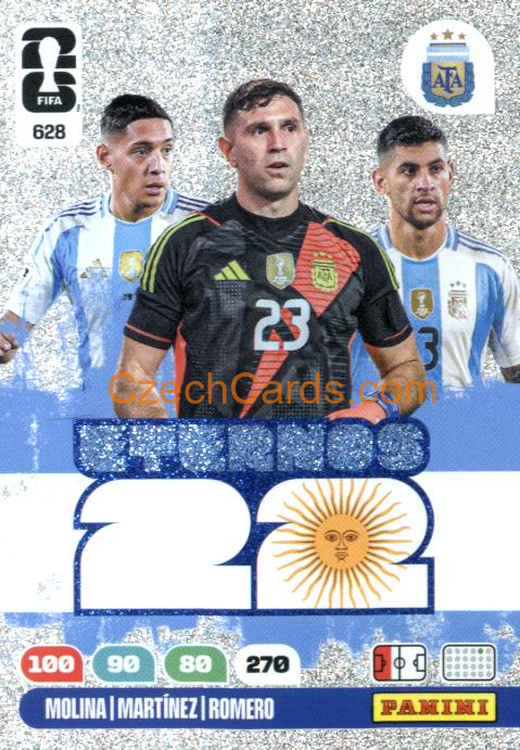 Molina / Martínez / Romero 2026 Panini FIFA World Cup #628