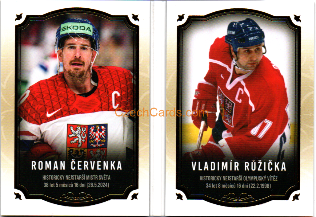 Červenka / Růžička 2024/25 LC Český hokej Records Booklet 19/22