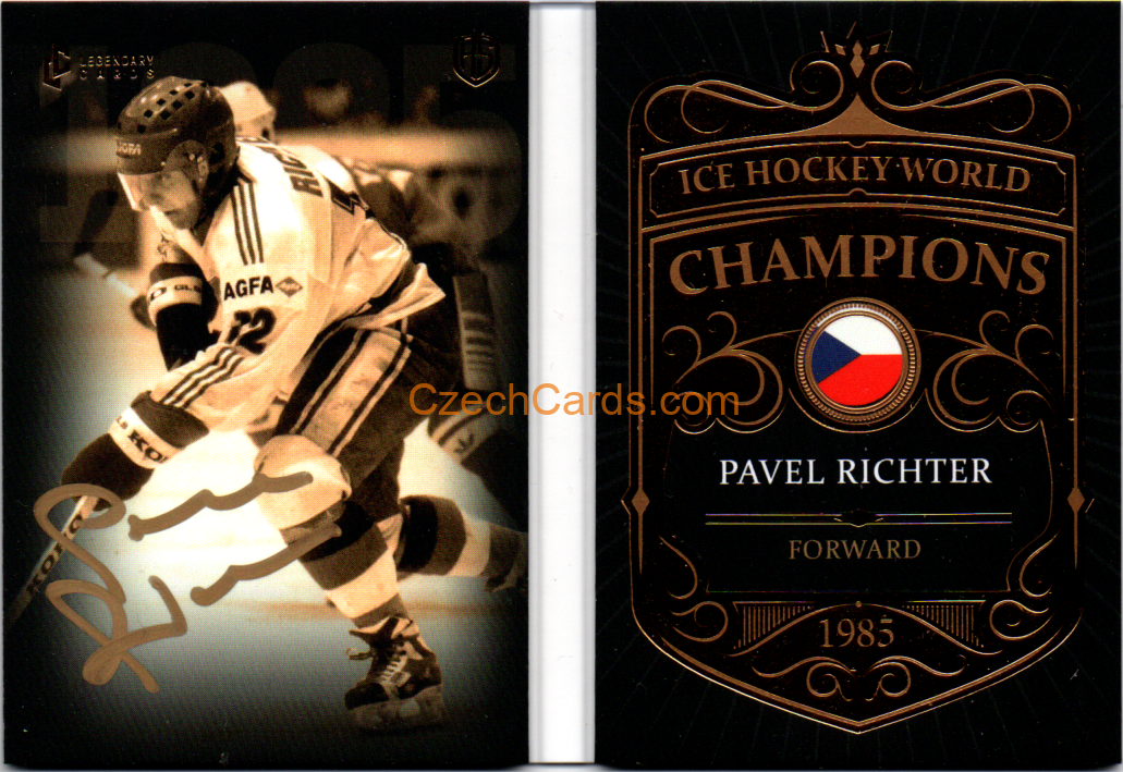 Pavel Richter 2025 LC World Cup 1985 Booklet Of Legacy Signature xx/18
