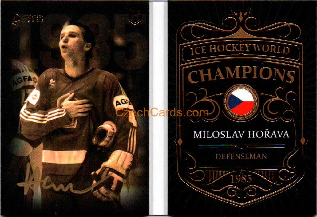 Miroslav Hořava 2025 LC World Cup 1985 Booklet Of Legacy Signature xx/18