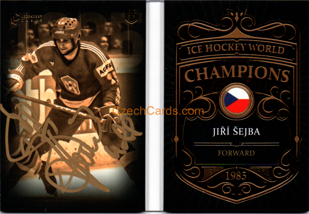 Jiří Šejba 2025 LC World Cup 1985 Booklet Of Legacy Signature xx/18