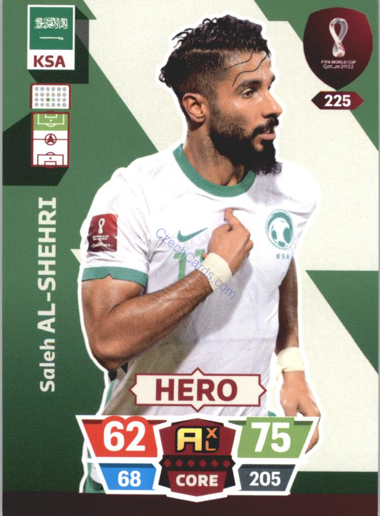Saleh Al-Shehri 2022 Panini World Cup Adrenalyn #225