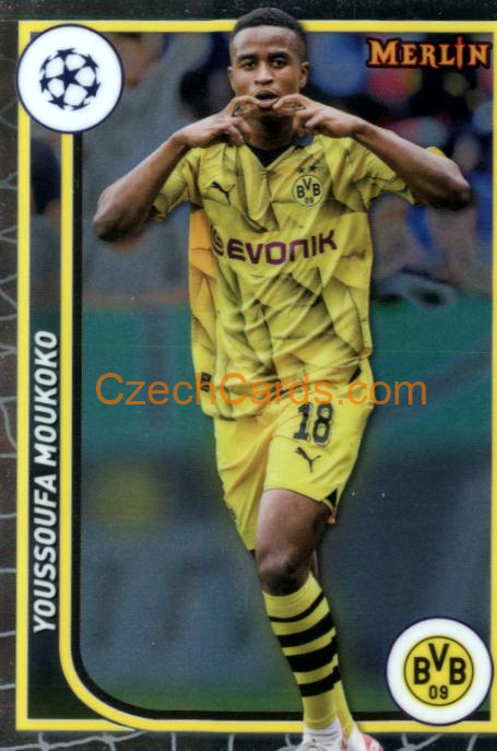 Youssoufa Moukoko 2023/24 Merlin Chrome #24