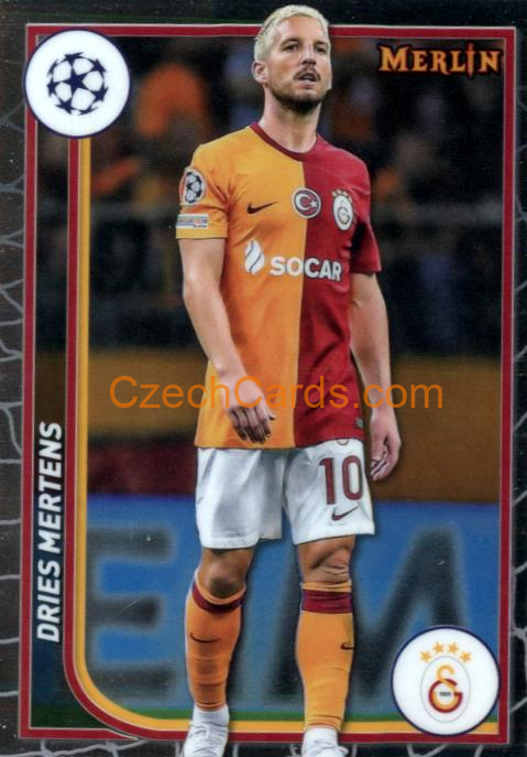 Dries Mertens 2023/24 Merlin Chrome #64