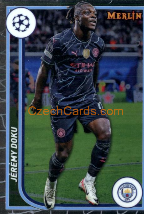 Jeremy Doku 2023/24 Merlin Chrome #77