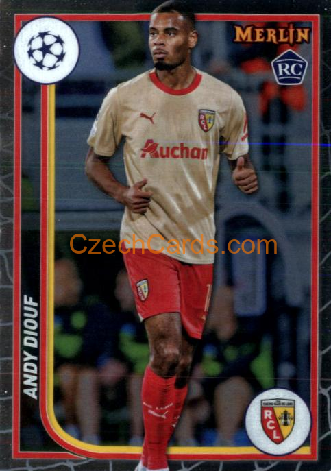 Andy Diouf RC 2023/24 Merlin Chrome #89