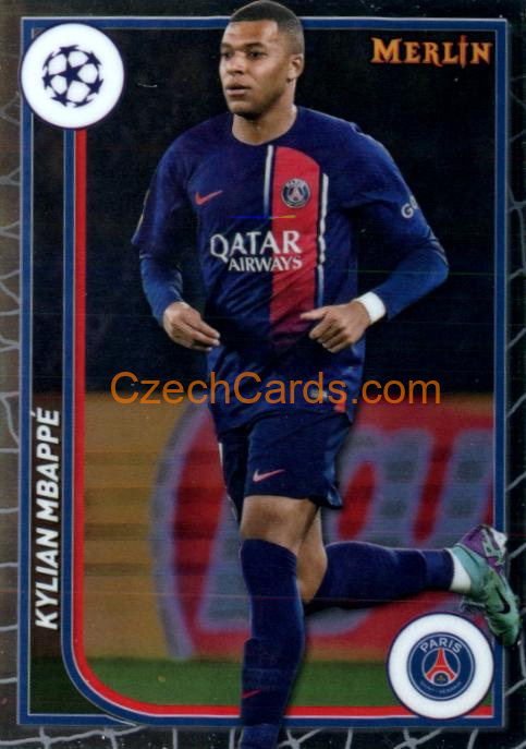 Kylian Mbappe 2023/24 Merlin Chrome #92