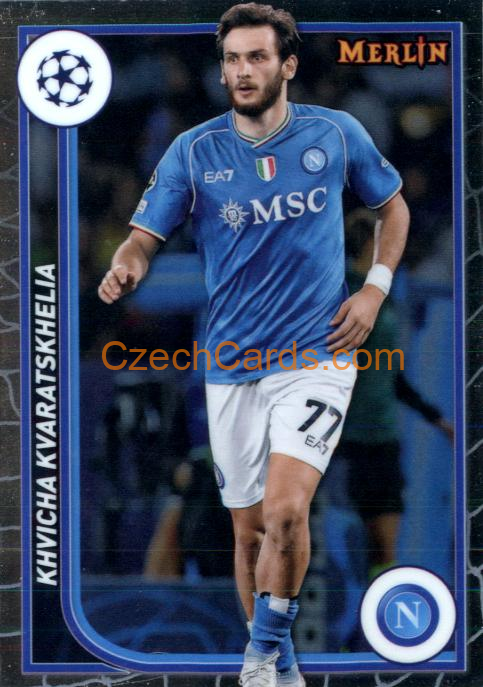 Khvicha Kvaratskhelia 2023/24 Merlin Chrome #123