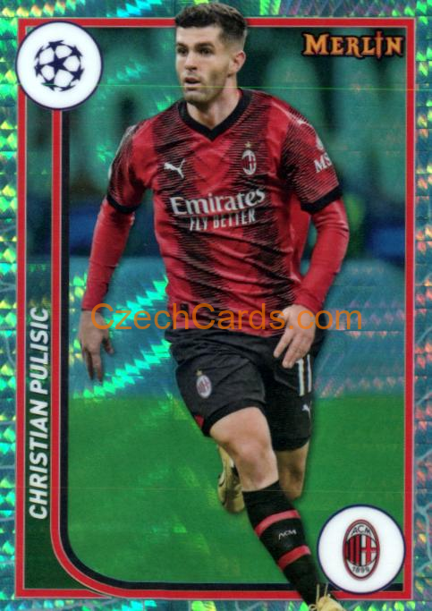 Christian Pulisic 2023/24 Merlin Chrome Green parallel #2