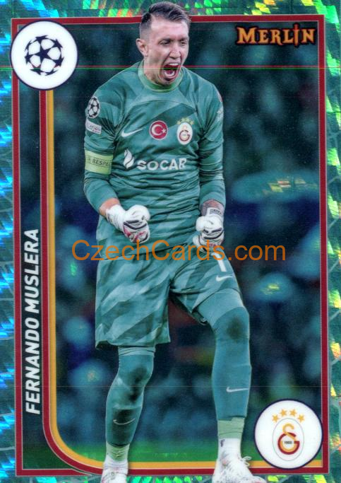 Fernando Muslera 2023/24 Merlin Chrome Green parallel #66