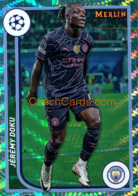 Jérémy Doku 2023/24 Merlin Chrome Green parallel #77