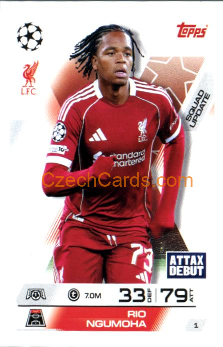 Rio Ngumoha 2025/26 Match Attax Extra #1