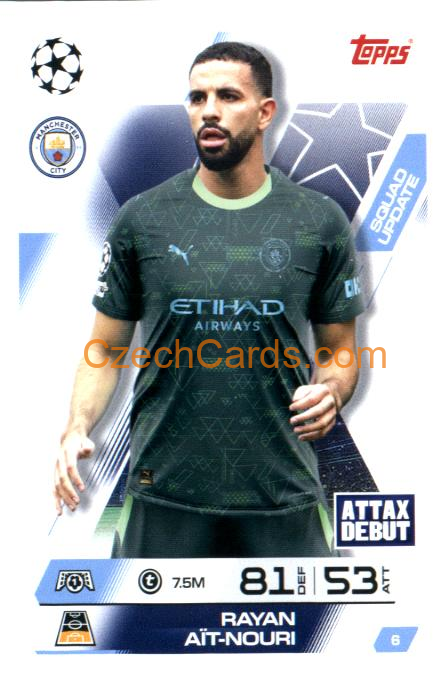 Rayan Aït-Nouri 2025/26 Match Attax Extra #6
