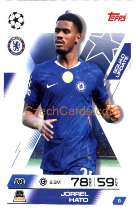 Jorrel Hato 2025/26 Match Attax Extra #8