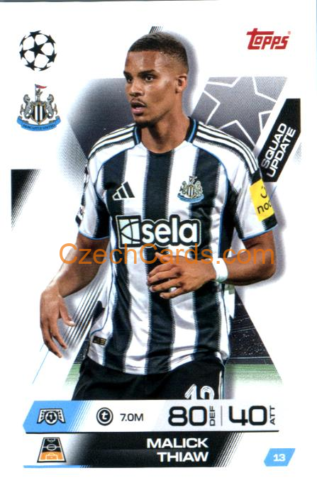 Malick Thiaw 2025/26 Match Attax Extra #13