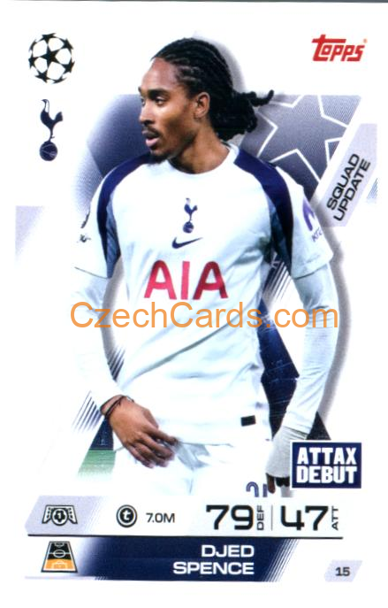 Djed Spence 2025/26 Match Attax Extra #15